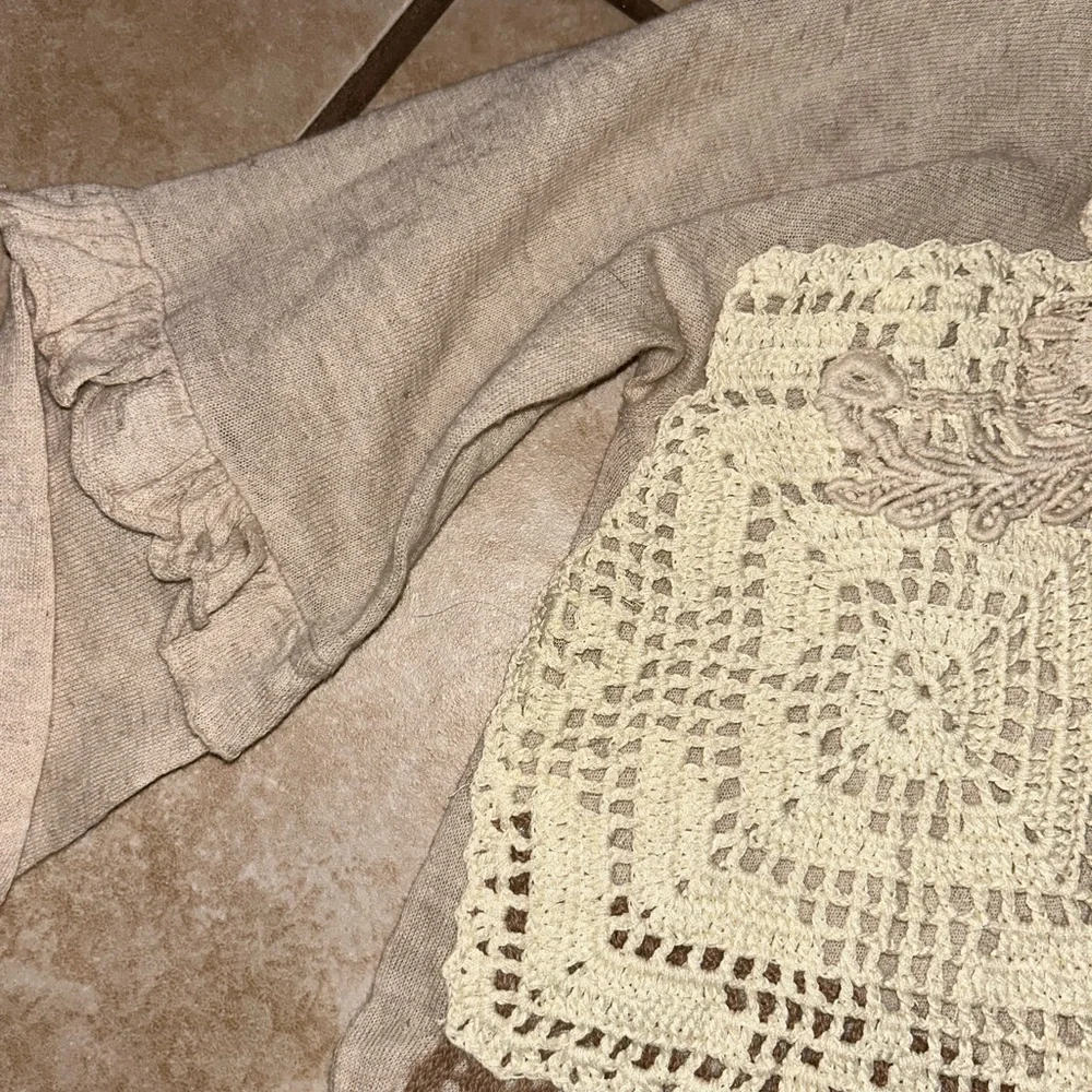 Anthropologie Cobbled Roads Sweater size small - Picture 8 of 11